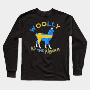 Woolly the Swedish Alpaca Long Sleeve T-Shirt